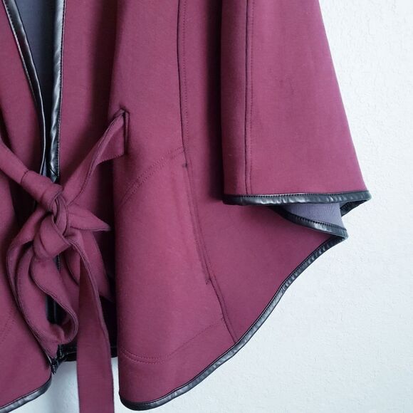 Peach Burgundy Cape - Picture 3 of 9